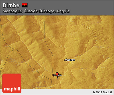 Physical 3D Map of Bimbe
