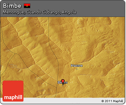 Physical 3D Map of Bimbe