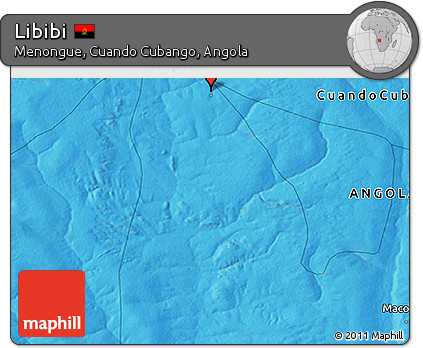 Political 3D Map of Libibi