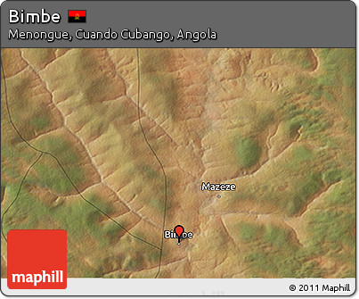 Satellite 3D Map of Bimbe