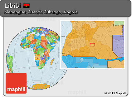 Political Location Map of Libibi