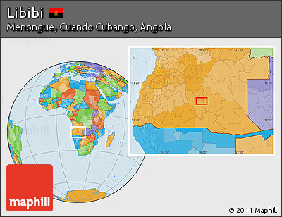 Political Location Map of Libibi