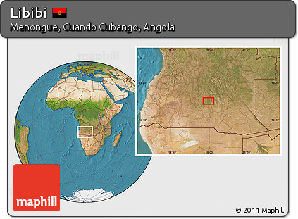 Satellite Location Map of Libibi