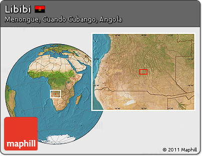 Satellite Location Map of Libibi