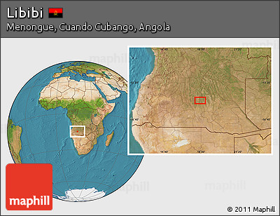 Satellite Location Map of Libibi