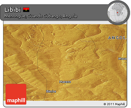 Physical Panoramic Map of Libibi