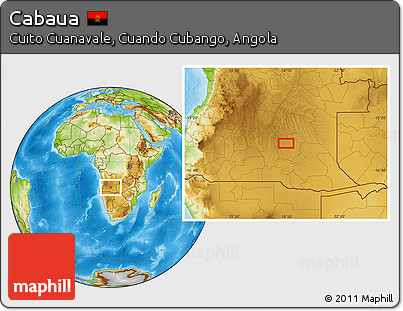 Physical Location Map of Cabaua