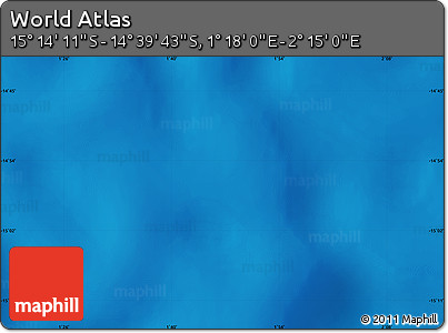 Physical Map of the Area around 14° 56' 57" S, 1° 46' 29" E