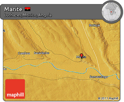 Physical 3D Map of Marite