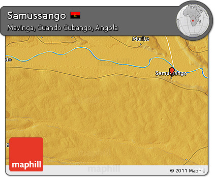 Physical 3D Map of Samussango