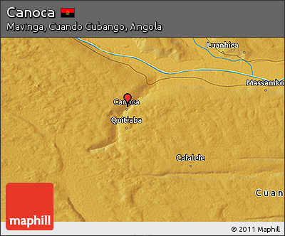 Physical 3D Map of Canoca