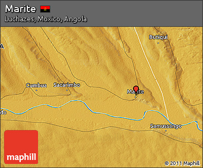 Physical 3D Map of Marite
