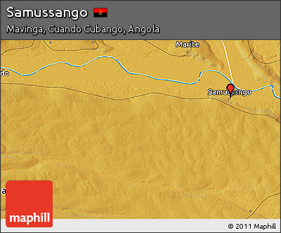 Physical 3D Map of Samussango