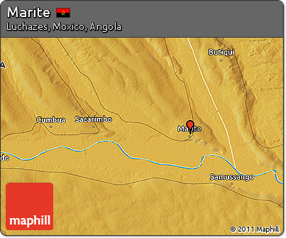 Physical 3D Map of Marite