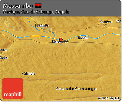 Physical 3D Map of Massambo