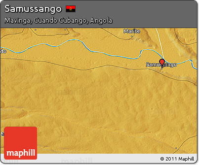 Physical 3D Map of Samussango