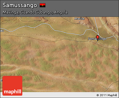 Satellite 3D Map of Samussango