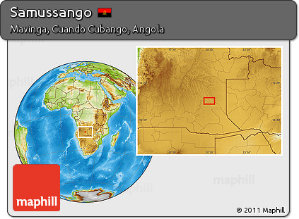 Physical Location Map of Samussango