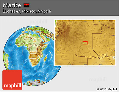 Physical Location Map of Marite