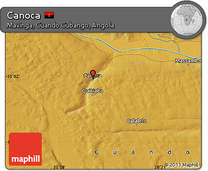 Physical Map of Canoca