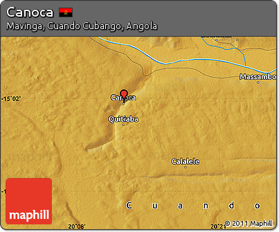 Physical Map of Canoca