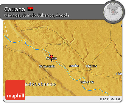 Physical 3D Map of Cauana