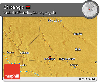 Physical 3D Map of Chitango