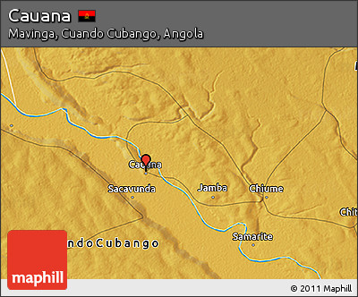 Physical 3D Map of Cauana