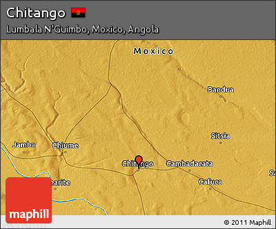 Physical 3D Map of Chitango