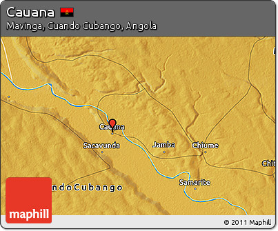Physical 3D Map of Cauana