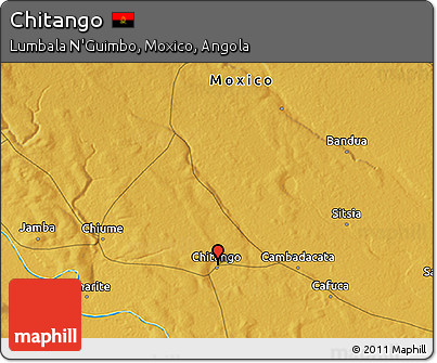 Physical 3D Map of Chitango