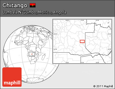 Blank Location Map of Chitango
