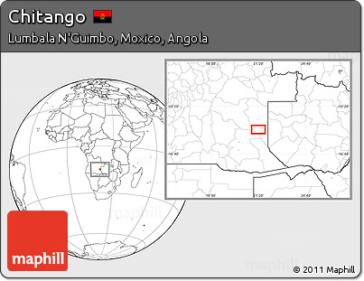 Blank Location Map of Chitango