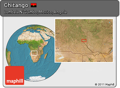Satellite Location Map of Chitango