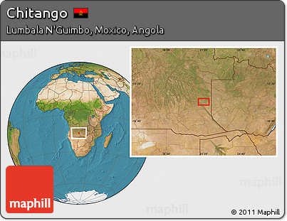 Satellite Location Map of Chitango