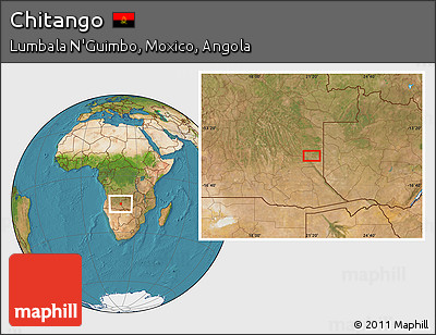 Satellite Location Map of Chitango
