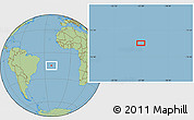 Savanna Style Location Map of the area around 14° 56' 57" S, 22° 1' 29" W
