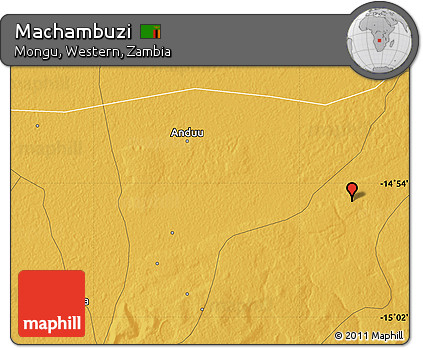 Physical Map of Machambuzi