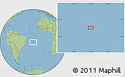 Savanna Style Location Map of the area around 14° 56' 57" S, 23° 43' 30" W
