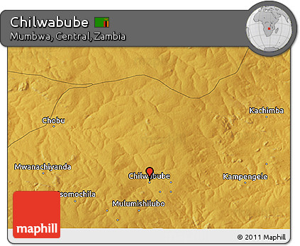Physical 3D Map of Chilwabube