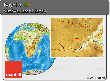 Physical Location Map of Bayeko