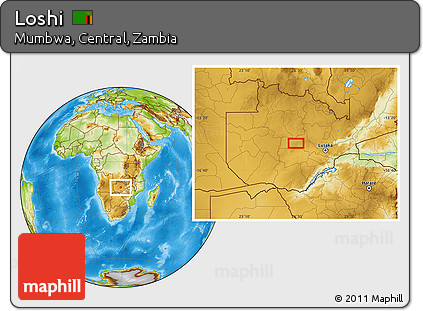 Physical Location Map of Loshi