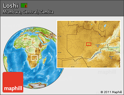 Physical Location Map of Loshi