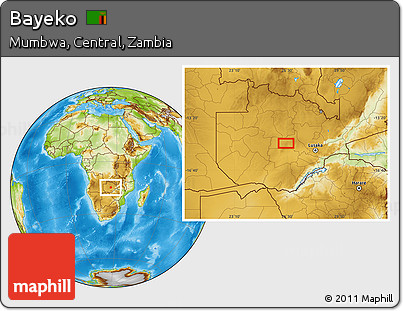 Physical Location Map of Bayeko