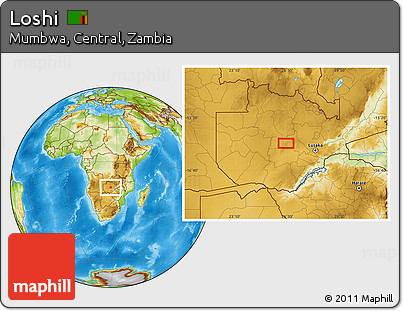Physical Location Map of Loshi