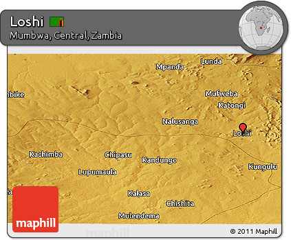 Physical Panoramic Map of Loshi