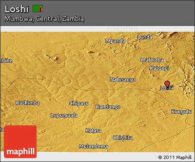 Physical Panoramic Map of Loshi