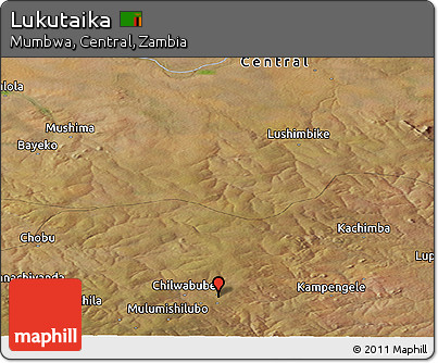 Satellite Panoramic Map of Lukutaika