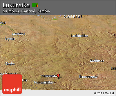 Satellite Panoramic Map of Lukutaika