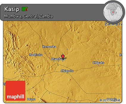 Physical 3D Map of Kasip